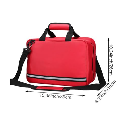 Kit de survie Sanfly vide contre les imprévus avec sac médical à bandoulière robuste