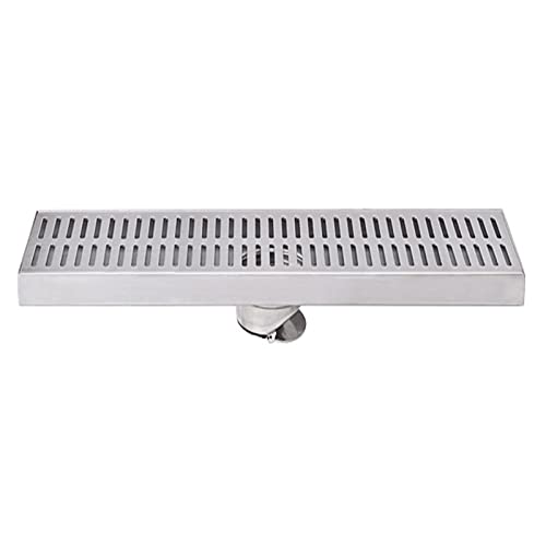 Caniveau de douche linéaire siphon de sol rectangulaire grand débit évacuation eau - 3