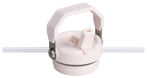 Image of Stanley IceFlow Flip Straw 2.0 Water Bottle 24 OZ | Built-In Straw with Larger Opening | Lightweight & Leak-Resistant | Insulated Stainless Steel | BPA-Free | Almond Rose