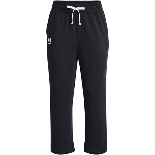 Pantalon court évasé femme Under Armour Rival Terry short de sport en coton