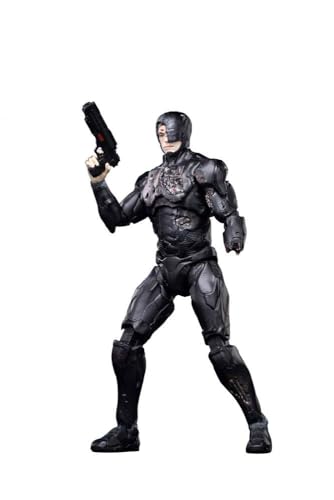 Robocop 2014: Battle-Damaged Robocop 1:18 Scale Action Figure, Multicolor