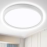 💡💡【Mejor Plafones para Techo Elección】: Nuestro ampara de techo habitacion salon cocina está hecho de material práctico para PC, realmente resistente. Adecuado para varias ocasiones, como sala de estar, dormitorio, cocina, pasillo, escalera de oficina, etc.