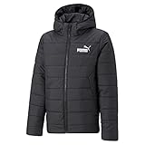 PUMA Jungen ESS Hooded Padded Jacket Gepolsterte Jacke, Schwarz, 152