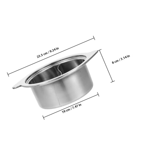 Marmite en acier inoxydable 16 cm pour plaques induction - 3