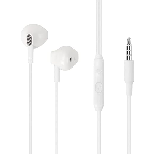 Fone de Ouvido Com Microfone Intra Auricular H26 Branco - VQ-H26