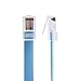 StarTech.com Cisco Console Rollover Cable - RJ45 Ethernet - Network cable - RJ-45 (M) to RJ-45 (M) - 6 ft - molded, flat - blue (ROLLOVERMM6)