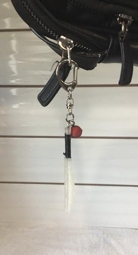 image for Generic Unique Clear Cricket Set Keychain – Rare Sports Accessory & 