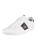 Original Lacoste Schuhe Lacoste Herren Chaymon 0721 1 CMA Sneaker, Wht/Dk Gry, 46 EU