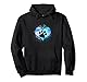 Hundepfote im Herz Hundeliebhaber Haustier Hund Hundehalter Pullover Hoodie