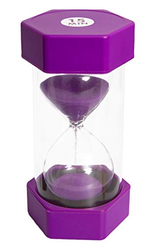 Reloj de arena para niños, profesores, terapeutas, aula, escritorio de oficina, cocina, decoración, sala sensorial Reloj de arena. Tamaño grande de Playlearn USA.