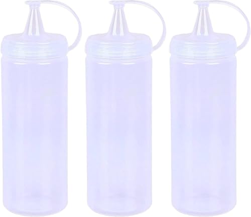 Botellas exprimibles de 34 onzas con tapa giratoria, dispensadores de condimentos, de plástico, sin BPA, perfectas para condimentos de cocina, ketchup, mayonesa, mostaza, barbacoa, caliente y aceite