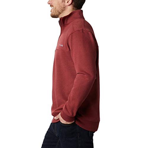 Columbia Men's Hart Mountain II Half Zip, Red Jasper, 4X Big3