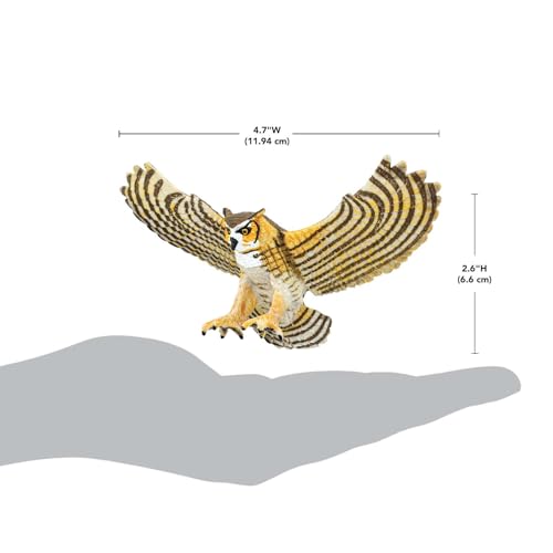 Safari Ltd Wings of the World Birds Great Horned Owl
