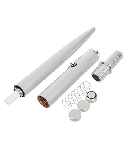 Image of Invisible Ink Magic Ball Point Pen With UV LED Light at back (Silver)