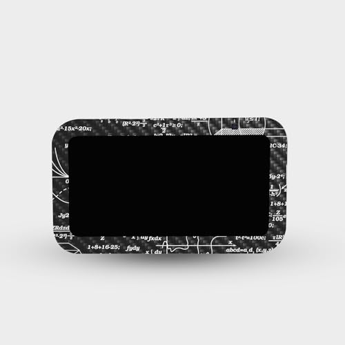Image of MightySkins Carbon Fiber Skin Compatible with Amazon Echo Show 5 (Gen 3) - Mathematical | Protective, Durable Textured Carbon Fiber Finish | Easy to Apply