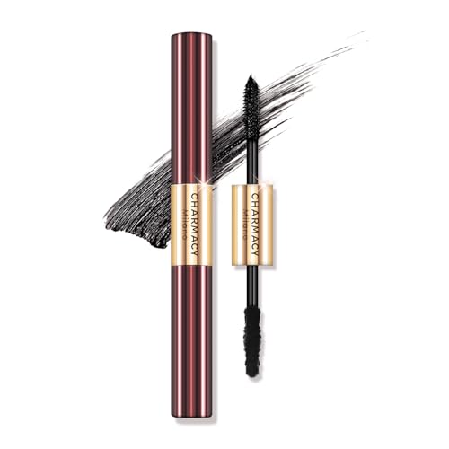 Image of CHARMACY Power Lash Mascara with Fibres - 5X Volume & False Lash Effect, Dual-Side Wand for Lengthening & Volumizing, Long-Lasting 8H Wear, Lightweight & Easy Removal