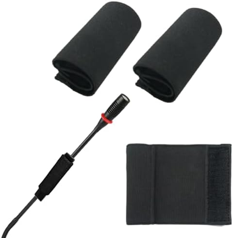 2pcs Professional Microphone Elastic Sleeve Durable Handheld Mic Cover Perfect for Interviews, Recording & Live Streaming Compatible with Ux570/Ux560 / Tx650 / Tx660 and More Recorders image 2