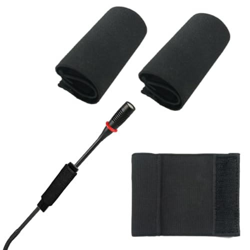Xtlonbom 2pcs Professional Microphone Elastic Sleeve Durable Handheld Mic Cover Perfect for Interviews, Recording & Live Streaming Compatible with Ux570/Ux560 / Tx650 / Tx660 and More Recorders