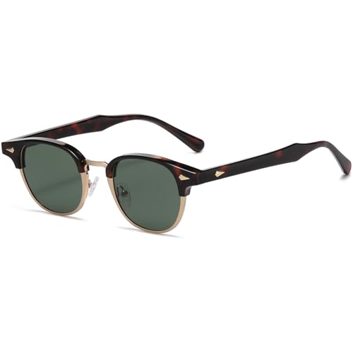 AIEYEZO Retro Polarized Sunglasses for Men and Women