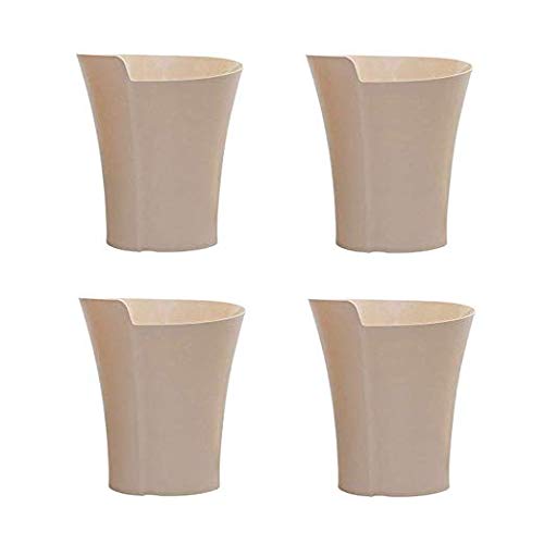 Poubelle hôtel et bureau à domicile élégante corbeille pack de 4