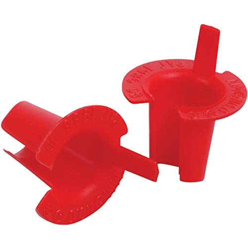Steel City Size 0 Anti Short Bushing, Plastic, 35-pack