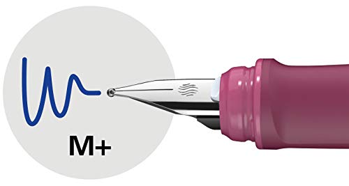 Image of Schneider Boysenberry Ray 168209 Fountain Pen Right-Handed with Standard Ink Cartridge Royal Blue