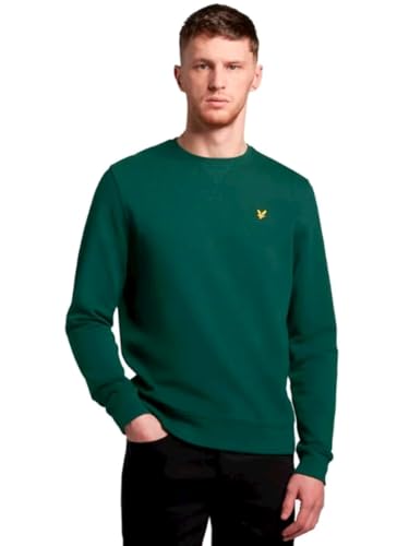 Reparto Uomo Lyle & Scott Felpa Uomo Dark Green ML1131V W486 Verde Scuro, L