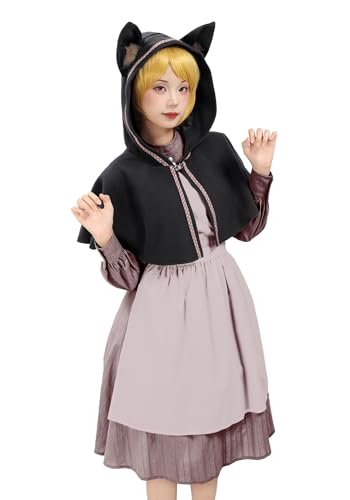 Capuche médiévale à broderie délicate PROCOS, chapeau de prestige