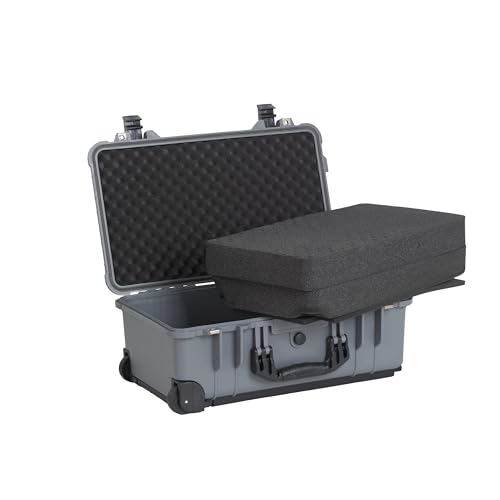 Maleta protectora rígida impermeable MEIJIA con ruedas y asa retráctil miniatura 2