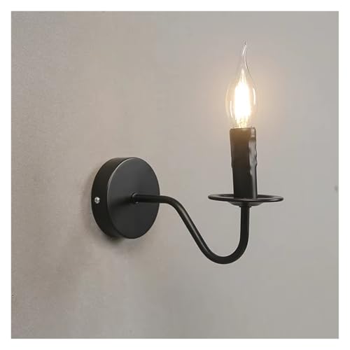 Nordic Retro Candle Wall Lamp - Vinta Loft Sconce for Bedroom, Reading, Home Decor, Stairs, Night Lighting - Stylish Wall Sconces for Ele Ambiance