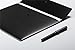 VANRA 5 Pieces A4 Envelopes Folders for Paperwork Plastic Wallets Document Organizer with Snap Button Closure A4 Letter Size (Black)