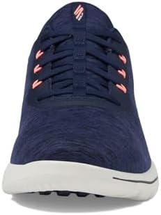 Skechers Women's Go Walk 5 Relaxed Fit Slip-in Golf Shoe Sneaker, Navy/Pink, 8.5 | Image 2