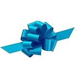 Turquoise Decorative Pull Bows - 5" Wide, Set of 10, Christmas, Gift Bows, Easter, Spring, Summer, W