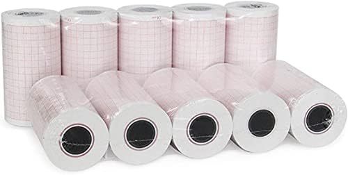 10 Rolls Premium ECG Paper EKG Paper for 3 Channel ECG Machine, F...