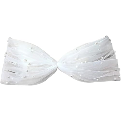 Bridal Wedding Shawl Scarf Tulle Sheer Wrap Wedding Pleated Off Shoulder Stole Elegant Formal Shawl Women Stole Wrap