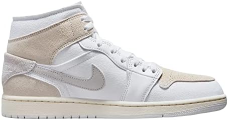 Nike Air Jordan Mid Men's Shoes White/LT Orewood Brown-Tech Grey DM9652-120 10.5 Review | Image 1