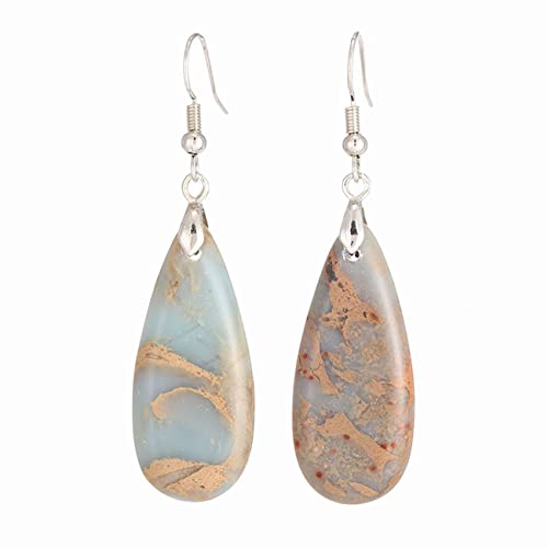 Boucles d'oreilles en pierre naturelle pour tenue bohème chic