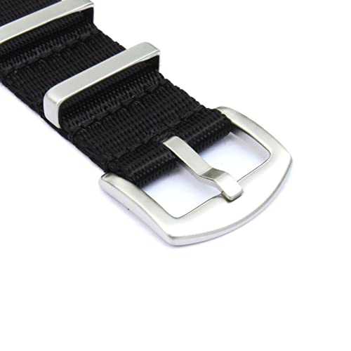 Image of WAMD Seat Belt NATO Watch Straps /Bands - 18mm,20mm,22mm and 24mm Nylon Watch Straps for Watches - Multicolour Options