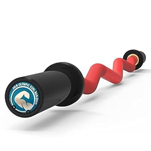 Chong Olympic Barbell 47Inch-4FT-350lb /86Inch-7FT-1500lb EZ Curl Weight Bar, Capacity Chrome Barbells for Gym Home Strength Training,Weightlifting,Power Lifting