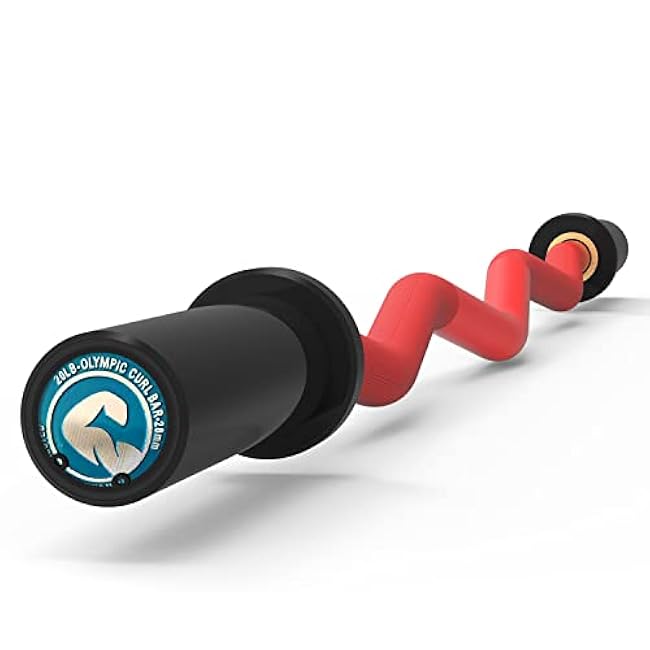 Chong Olympic Barbell 47Inch-4FT-350lb /86Inch-7FT-1500lb EZ Curl Weight Bar, Capacity Chrome Barbells for Gym Home Strength Training,Weightlifting,Power Lifting