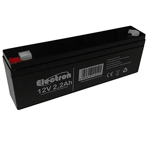 Batteria al piombo ricaricabile ermetica 12V 2.2Ah 178mm x 34mm x 66mm per antifurti allarmi sistemi di videosorveglianza