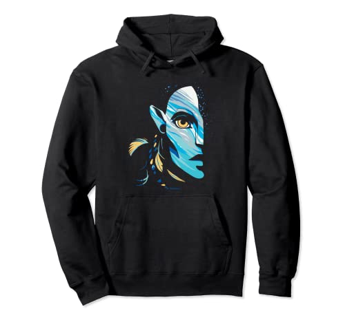 Avatar: The Way of Water Neytiri Na’vi Ocean Half Face Sudadera con Capucha