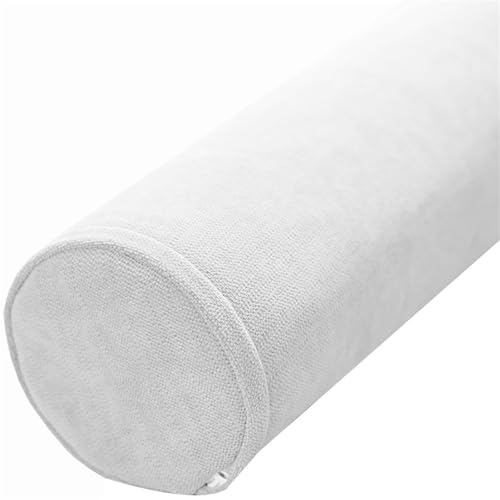 Memory Foam Cervical Roll Pillow - Round Neck Bolster for Sleeping, Head, Neck, Back, Legs & Yoga