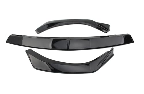 自動フロントバンパースプリッターリップディフューザースポイラーカバートリムボディキットマツダ 3 アクセラセダン 2020 2021 2022 カーアクセサリー(Glossy Black)