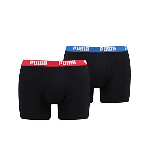 Preisvergleich Produktbild Puma Herren Boxershorts Basic 2er Pack, red / blue, M, 521015001