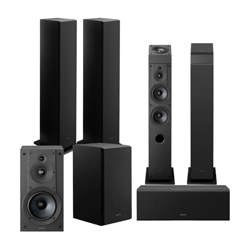 Image of Sony Complete 7 Speaker System- SSCS3M2 (2), SSCS5M2 (Pair), SSCS8M2, SSCSEM2 (Pair)