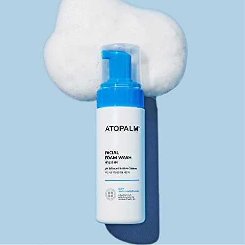 Atopalm Facial Foam Wash, Gentle Baby Wash, Tear-Free, Sulfate-,Paraben-Free, Ph Balanced, Hypoallergenic For Sensitive Skin, Ewg Green Grade, Foaming Facial Cleanser, 5.07 Fl Oz, 150Ml #TOP7