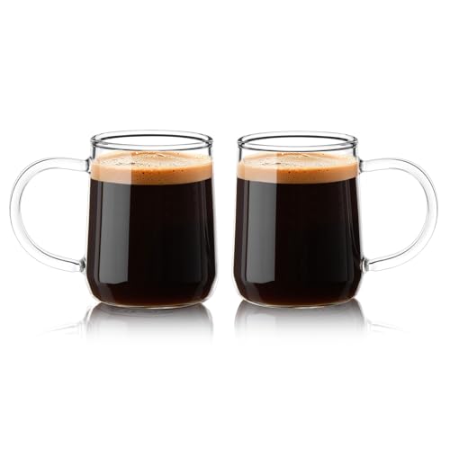 40% Off Glass Espresso Cups Set of 2 - Microwave & Dishwasher Safe