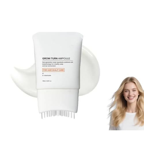 Yuki Sérum Para El Crecimiento Del Cabello–Cepillo Y Masajeador Capilar Integrados,Exosomas De Heartleaf Para La Renovación Del Cuero Cabelludo,Tratamiento Coreano Para El Cuidado Del Cabello (1PCS)