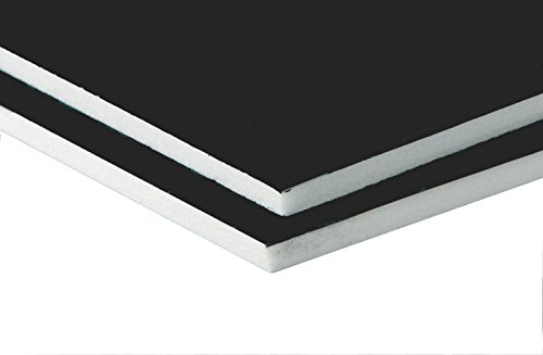westfoam A4 cartón pluma - Negro (Pack de 5 hojas) Cover